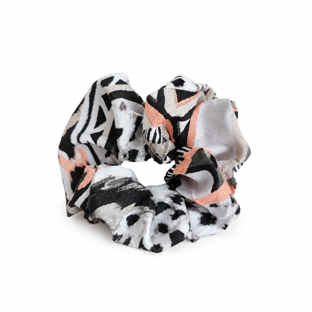Scrunchie Abstract Print – Haargummi gemustert | 100 % Viskose