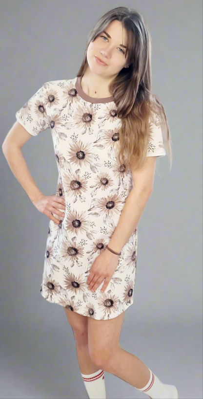 Sneaker Kleid Sonnenblume