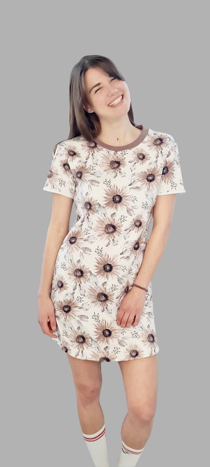 Sneaker Kleid Sonnenblume