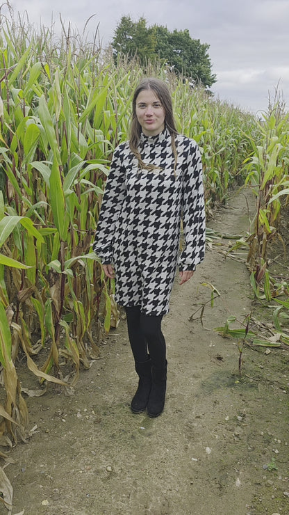 Pulloverkleid Margot Hahnentrittmuster