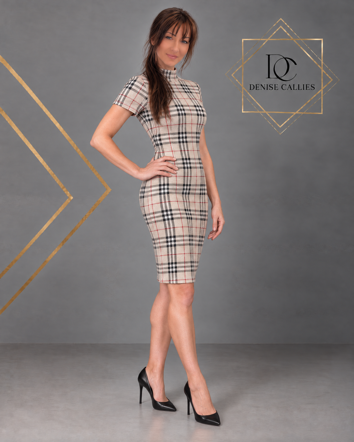 Kleid Mireille – Elegantes, figurbetontes Unikat