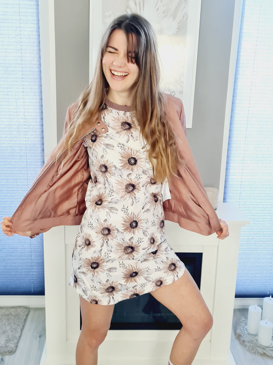 Sneaker Kleid Sonnenblume