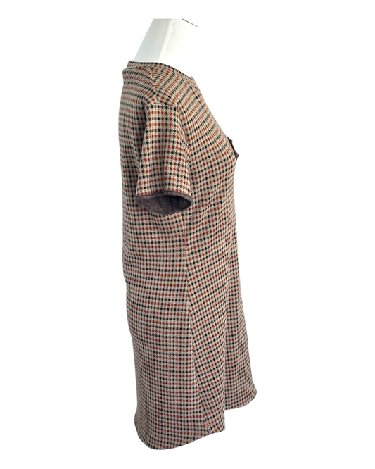 Feiner Jacquardstrick mit elastischem Baumwollmix – Designerstoff aus Überproduktion für Kleid Jour Léger“