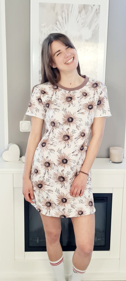 Sneaker Kleid Sonnenblume
