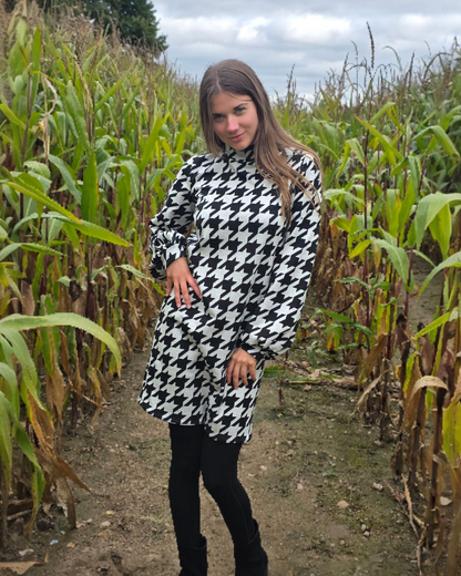 Pulloverkleid Margot Hahnentrittmuster